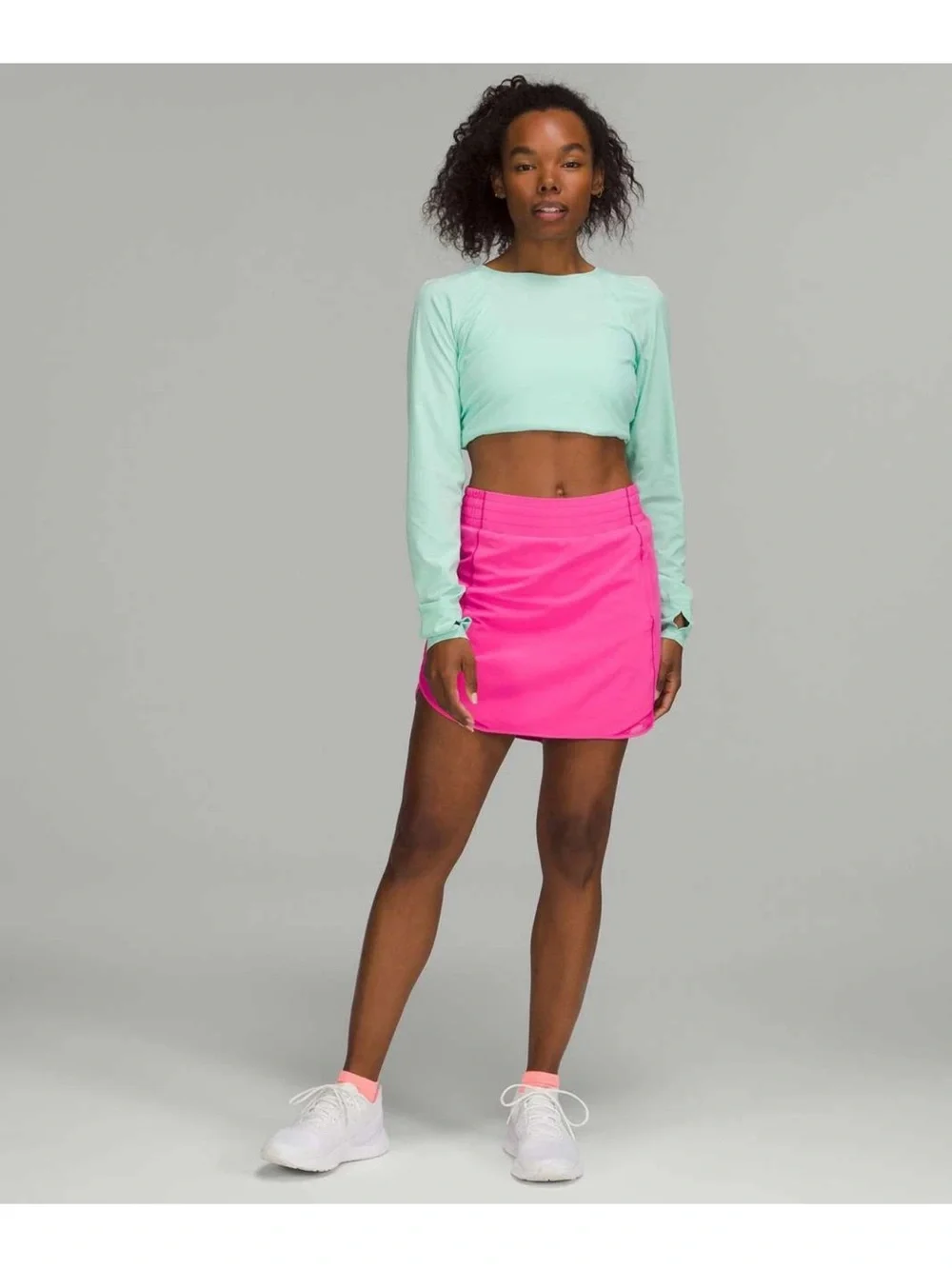 Lululemon Hotty Hot High-Rise Skirt (Sonic Pink / Bright Pink) - Size 12